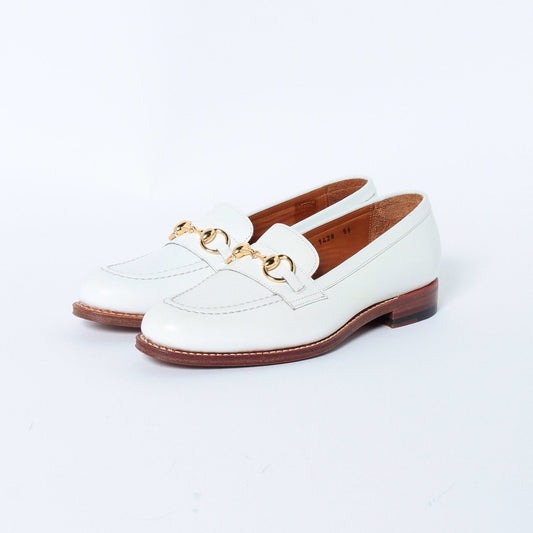 98689 / CALF / WHITE / LEATHER SOLE / UK5.5(24.5cm)