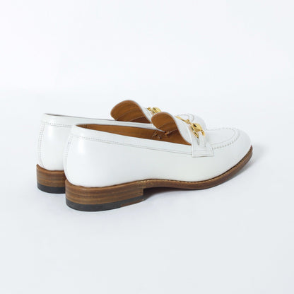 98689 / CALF / WHITE / LEATHERSOLE / UK4.0(23.0cm)