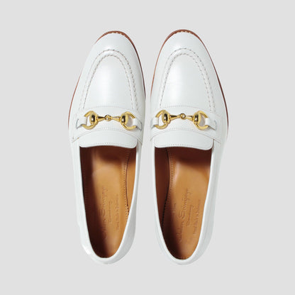 98689 / CALF / WHITE / LEATHERSOLE / UK4.0(23.0cm)