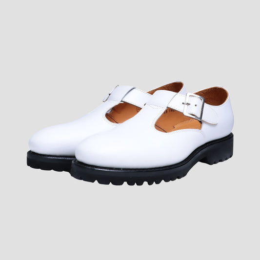 99025 / CALF / WHITE / VIBRAM SOLE / UK4.5(23.5cm)