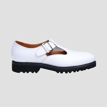 99025 / CALF / WHITE / VIBRAM SOLE / UK4.5(23.5cm)