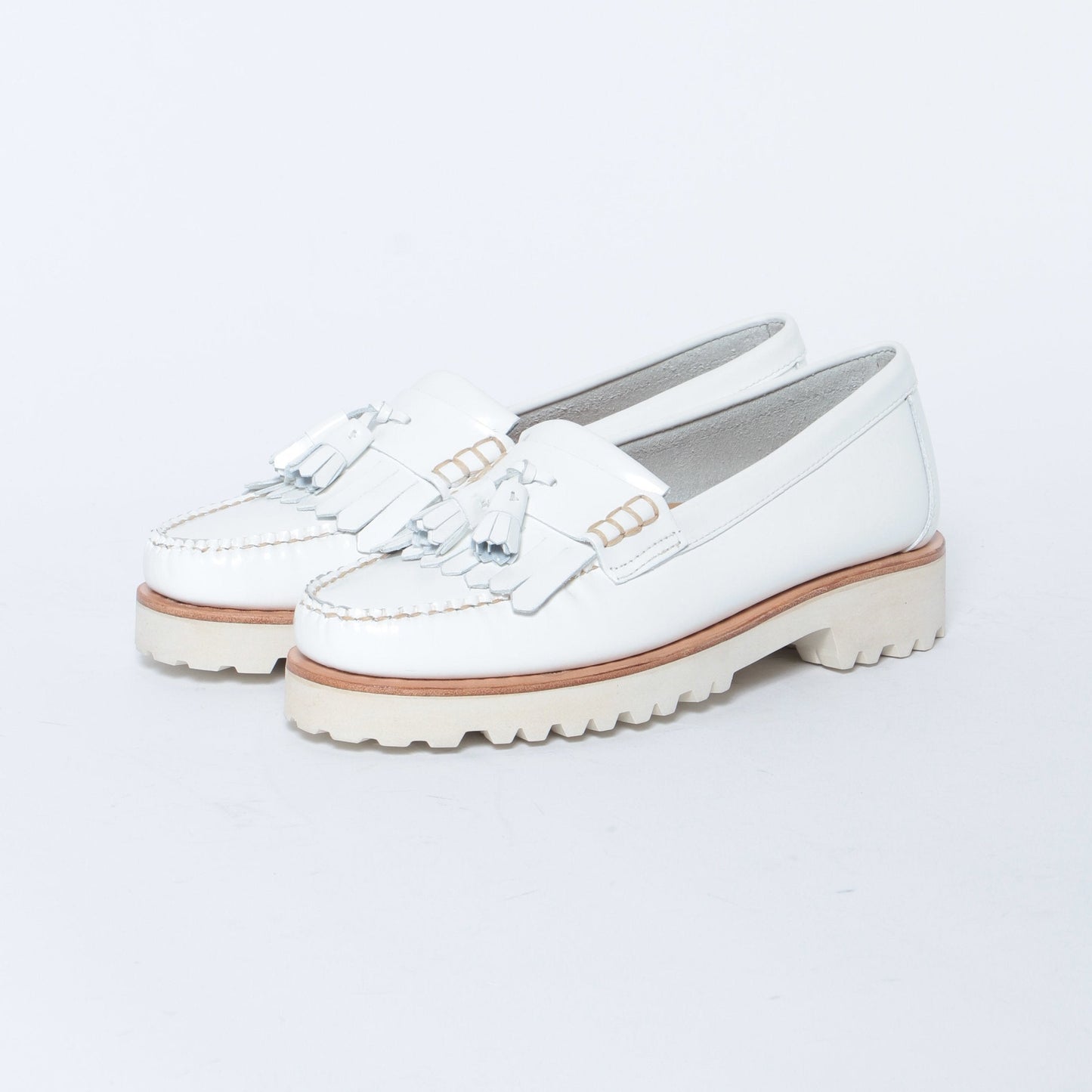 BA41820 / LTHR / WHITE / LEATHERSOLE / US8.0(25.0cm)