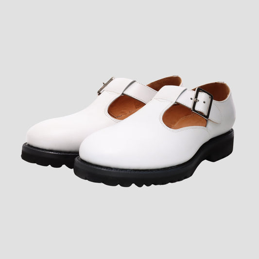 99025 / CALF / WHITE / VIBRAM SOLE / UK4.0(23.0cm)