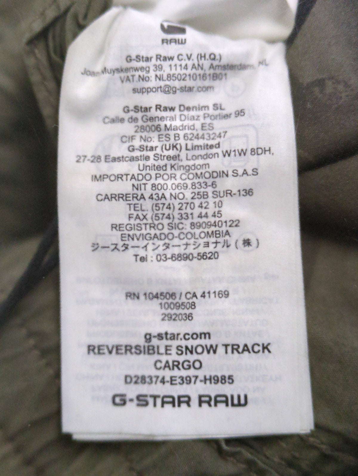 Reversible Snow Track Cargo