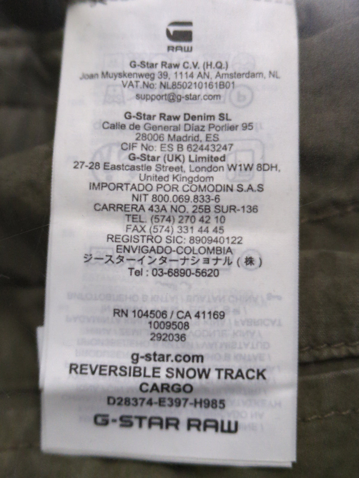 Reversible Snow Track Cargo