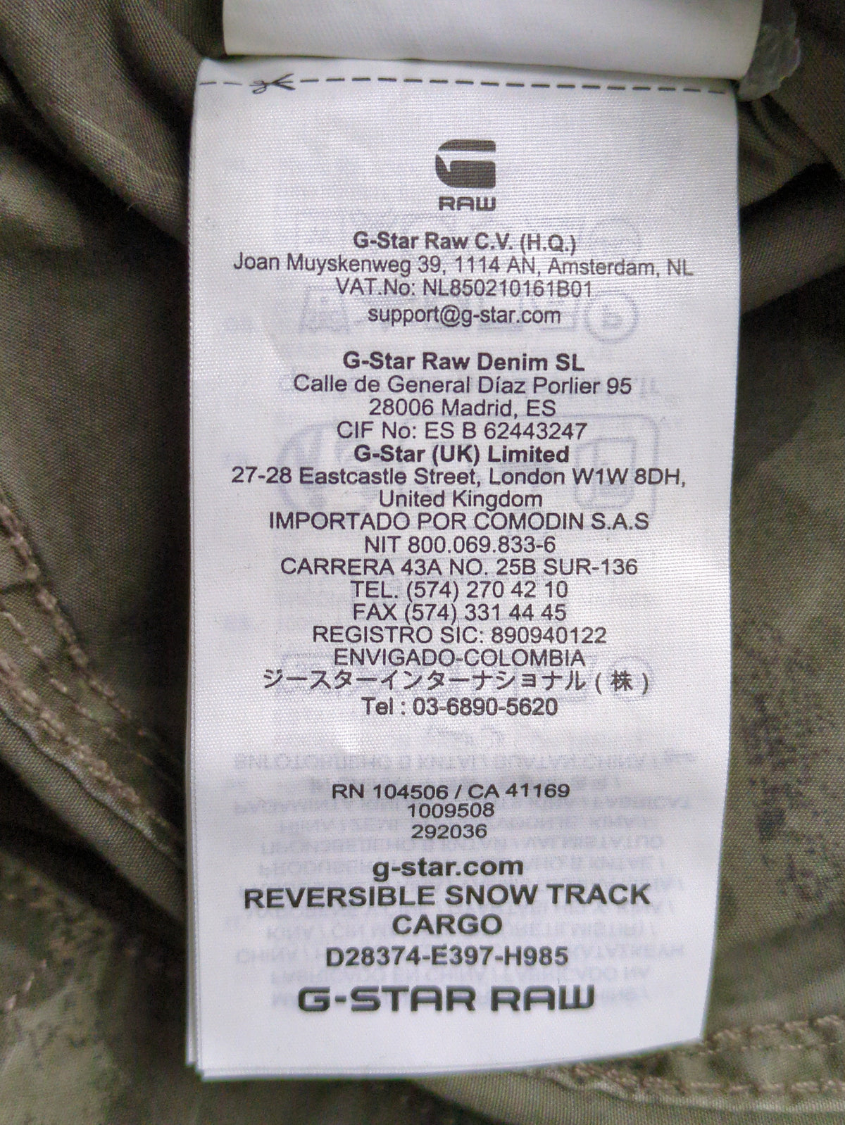 Reversible Snow Track Cargo