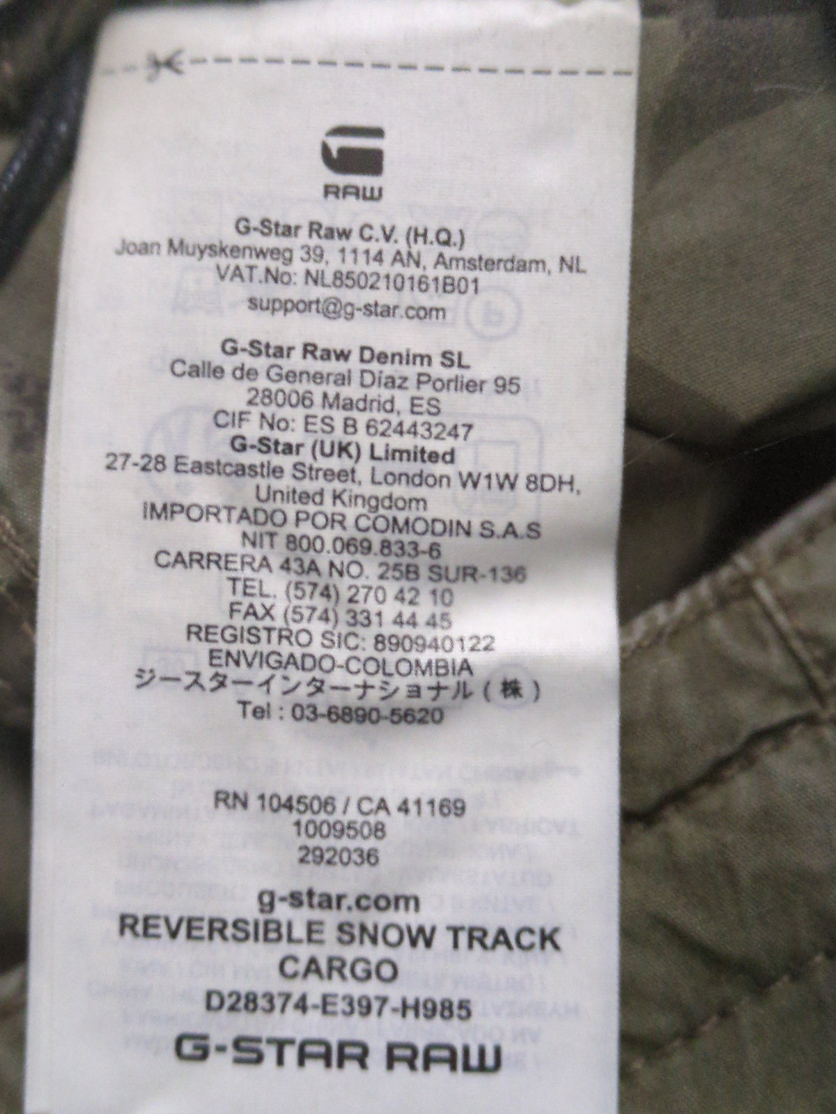 Reversible Snow Track Cargo