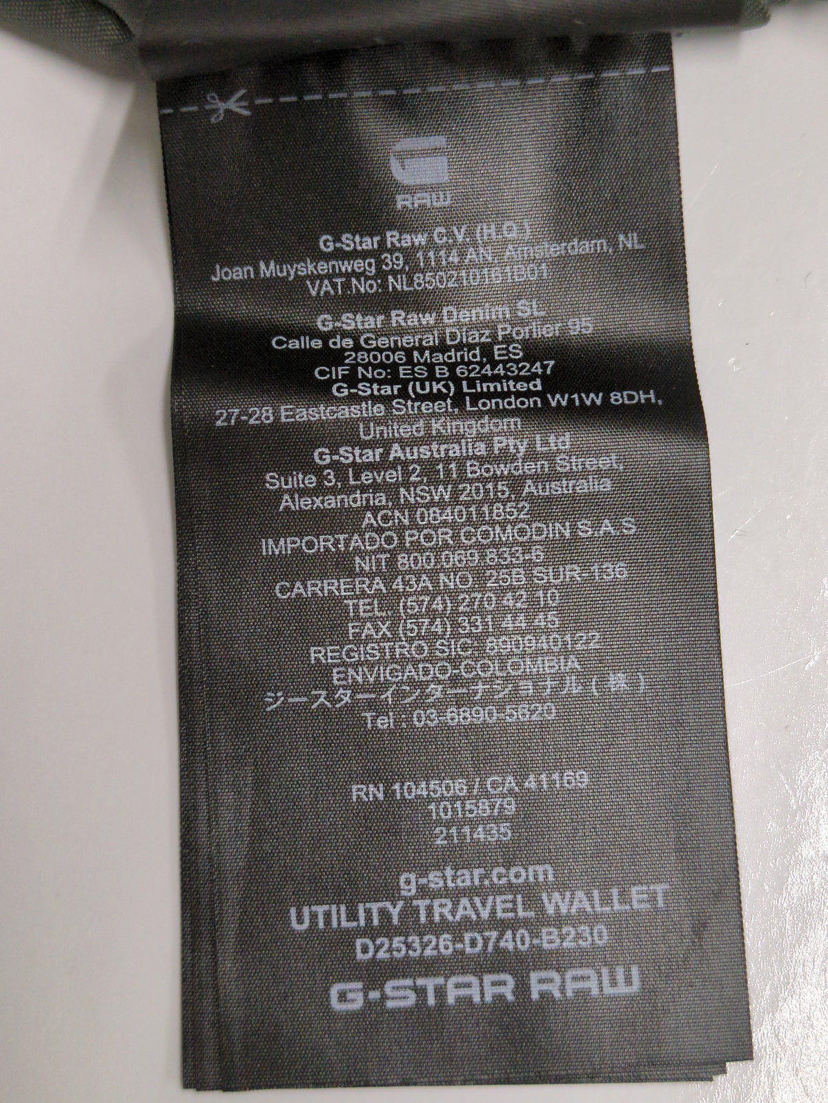 Utility Travel Wallet