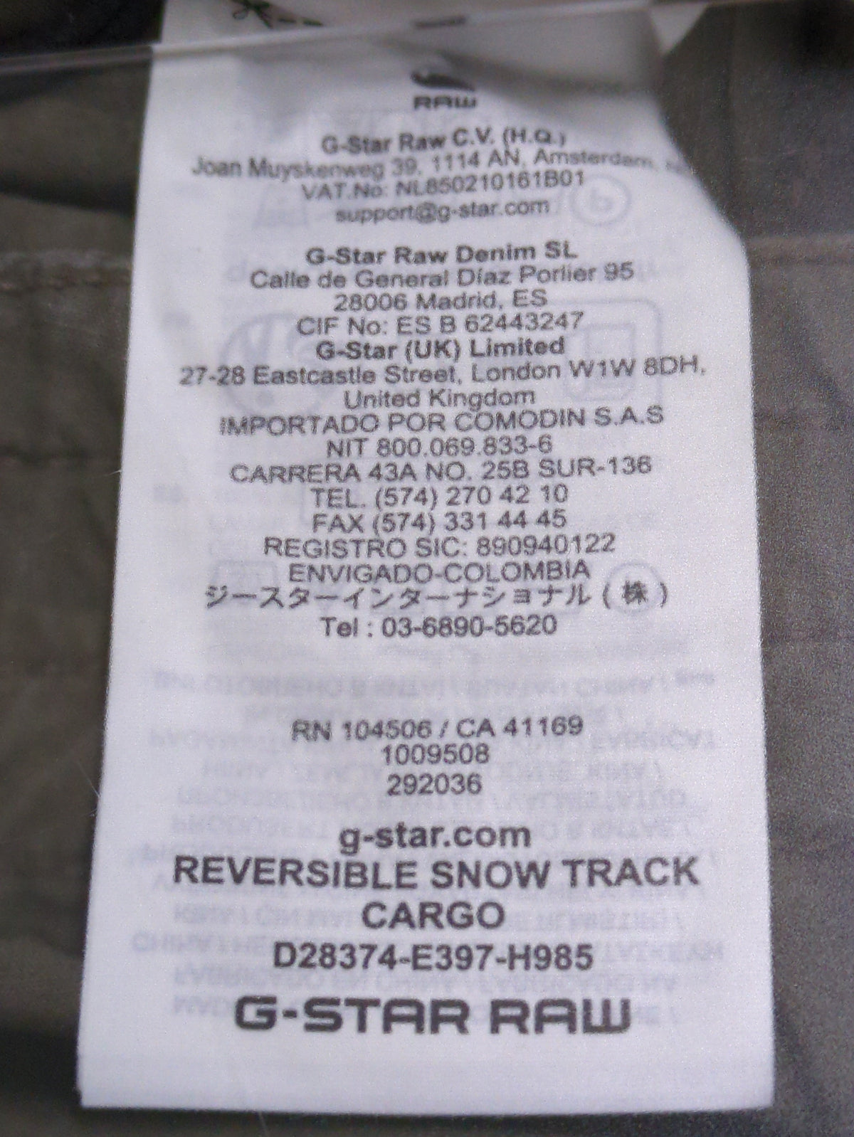 Reversible Snow Track Cargo