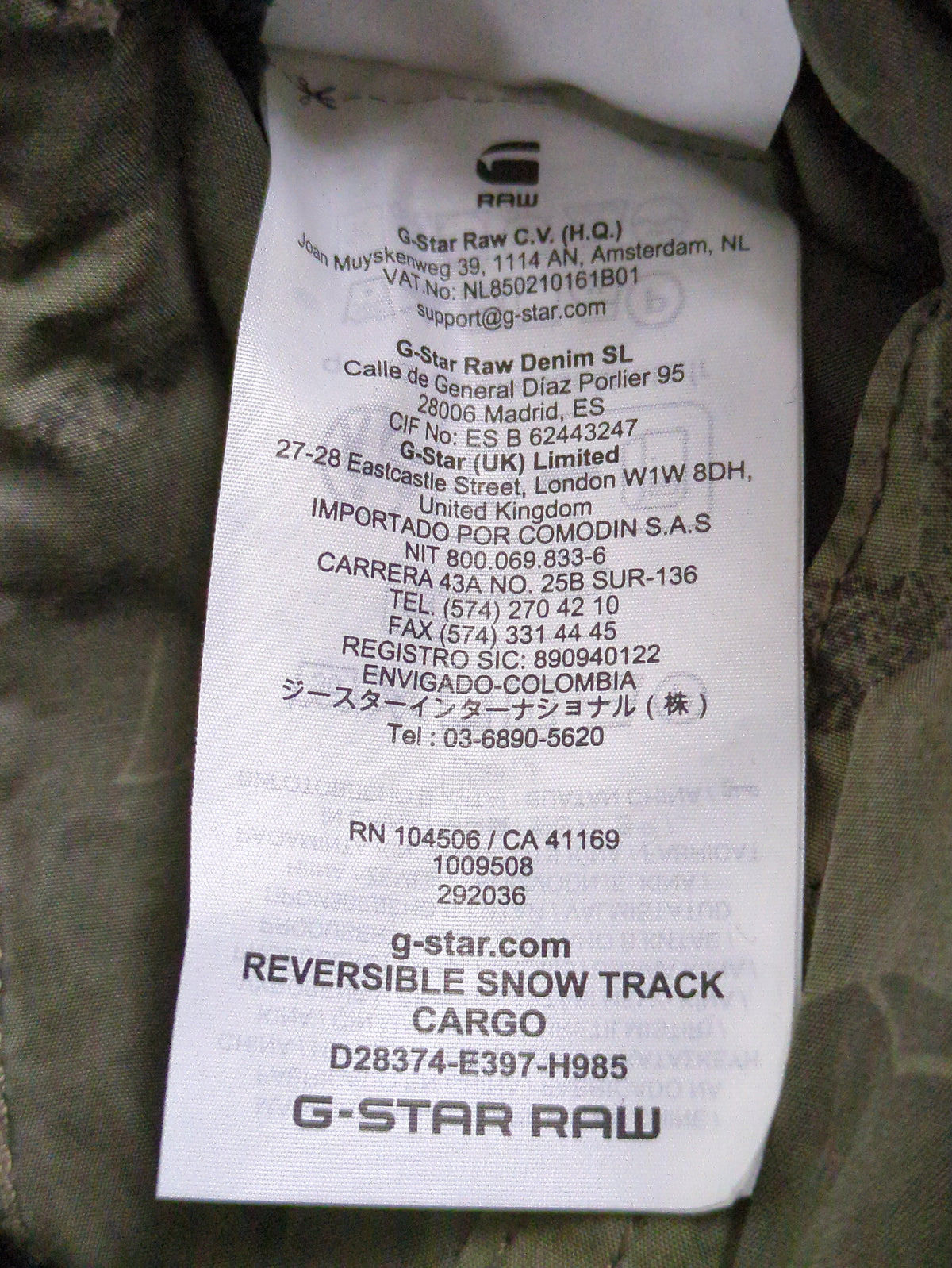 Reversible Snow Track Cargo