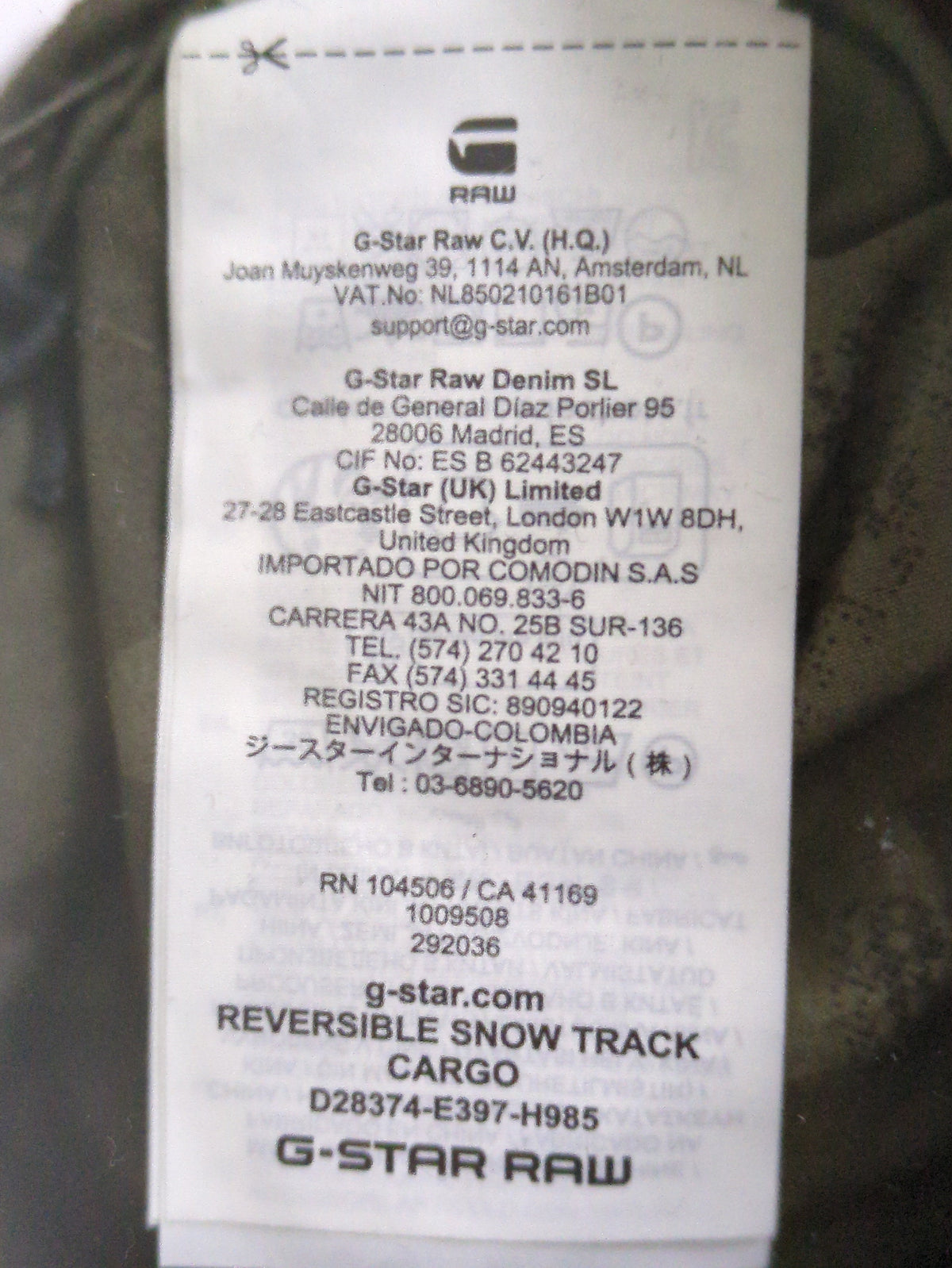 Reversible Snow Track Cargo