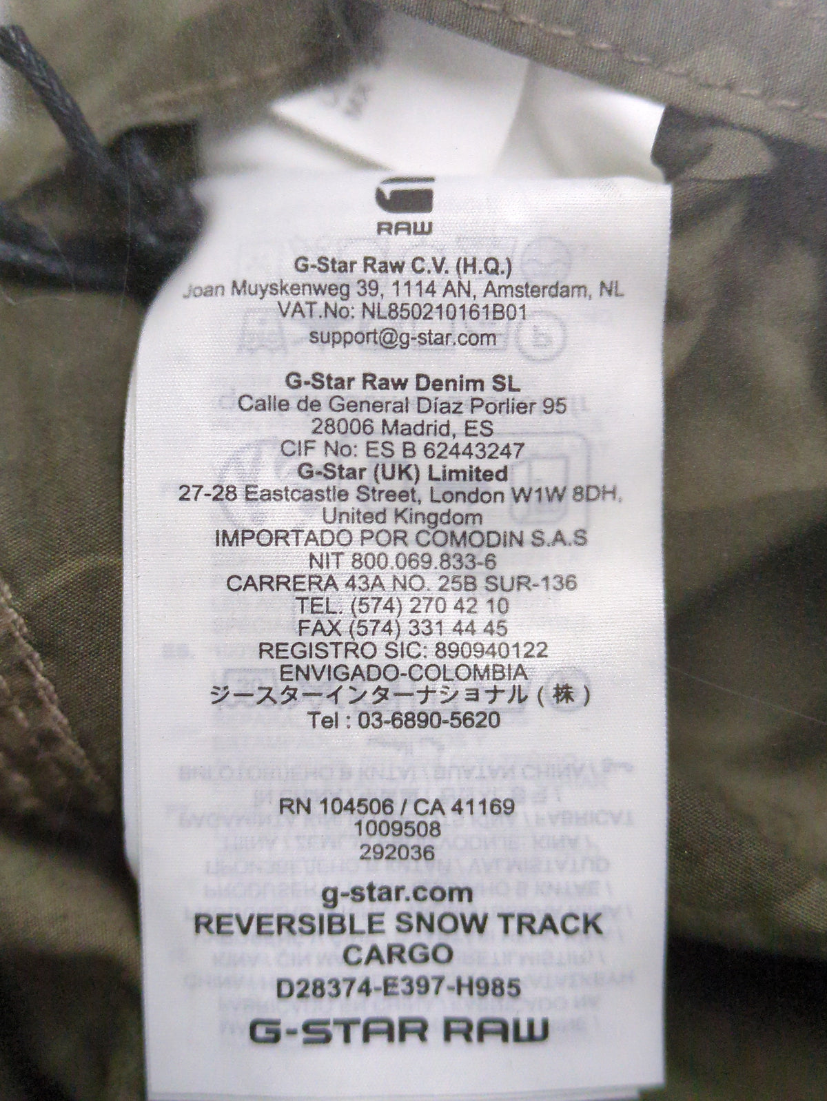 Reversible Snow Track Cargo