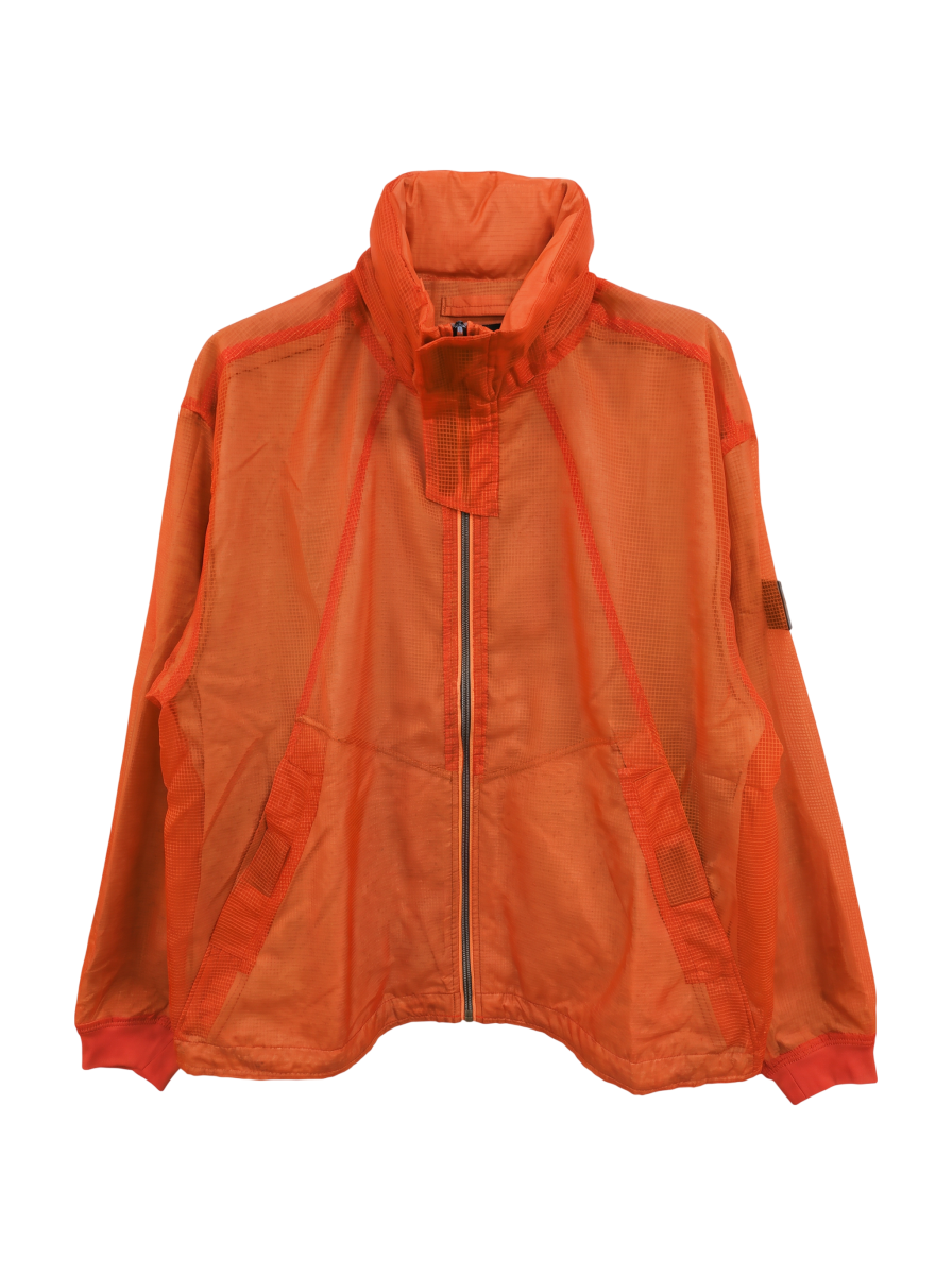 Paneled-R windbreaker