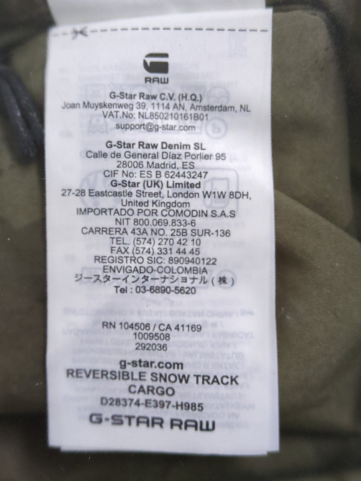 Reversible Snow Track Cargo