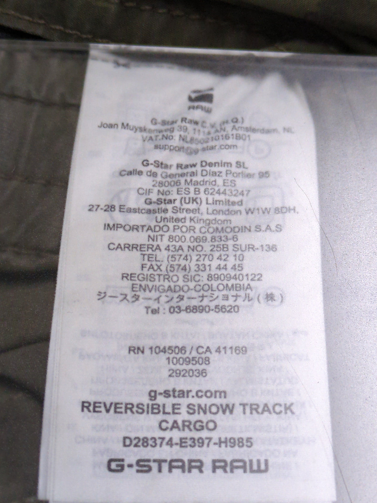 Reversible Snow Track Cargo
