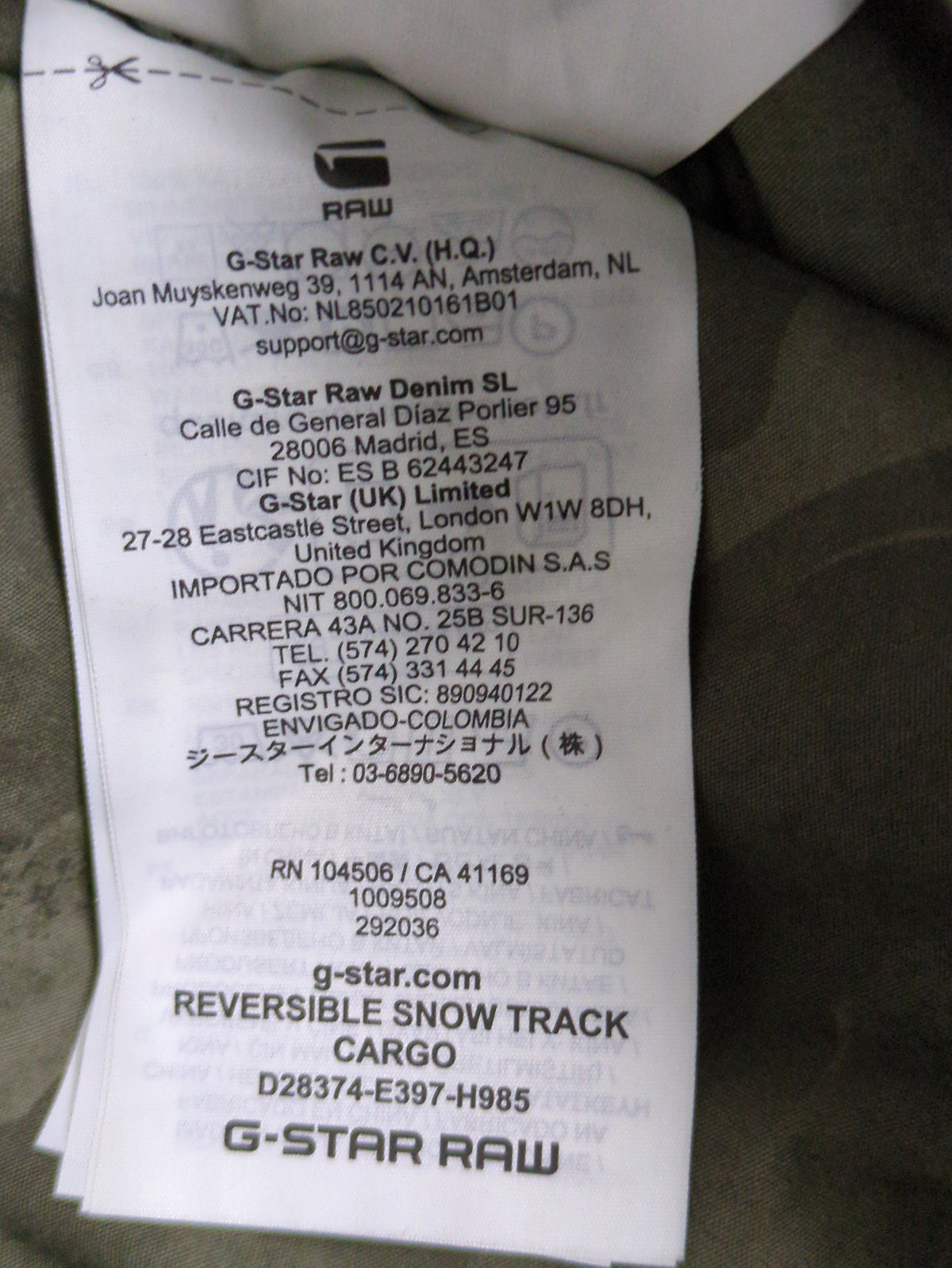 Reversible Snow Track Cargo