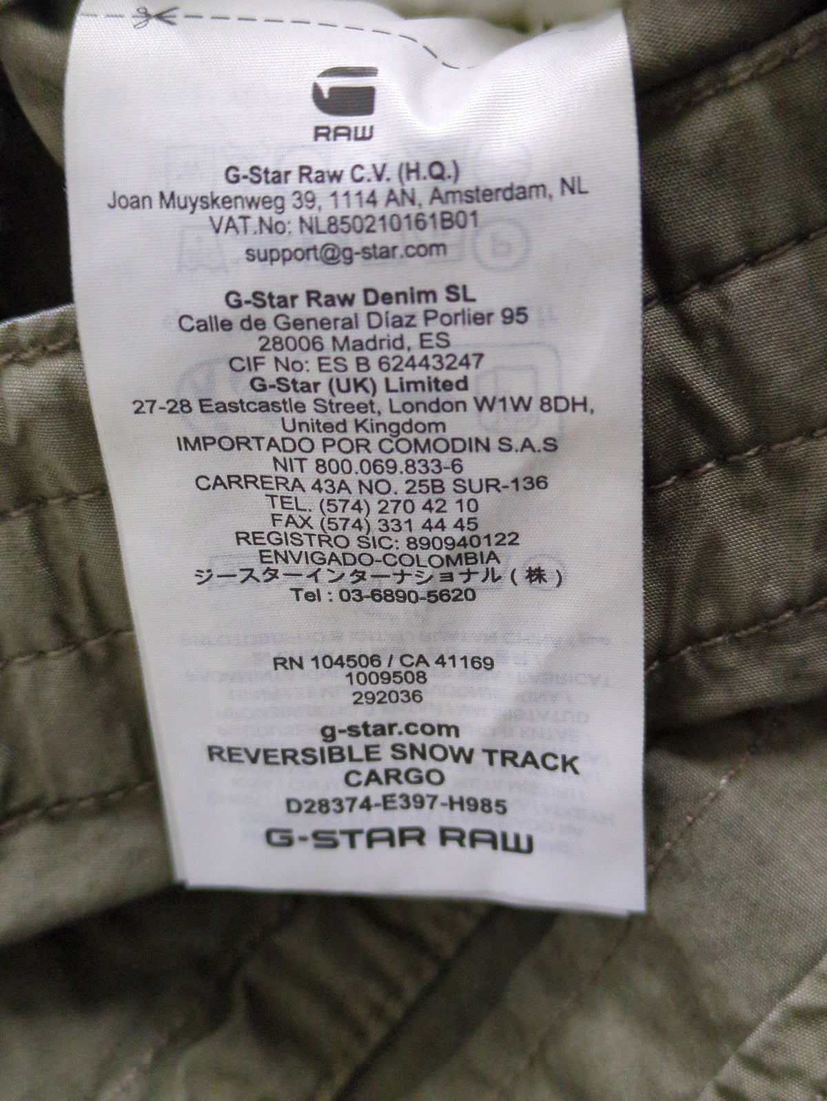 Reversible Snow Track Cargo