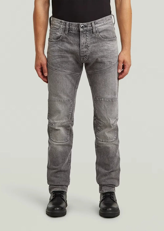Biker Patched Slim Jeans