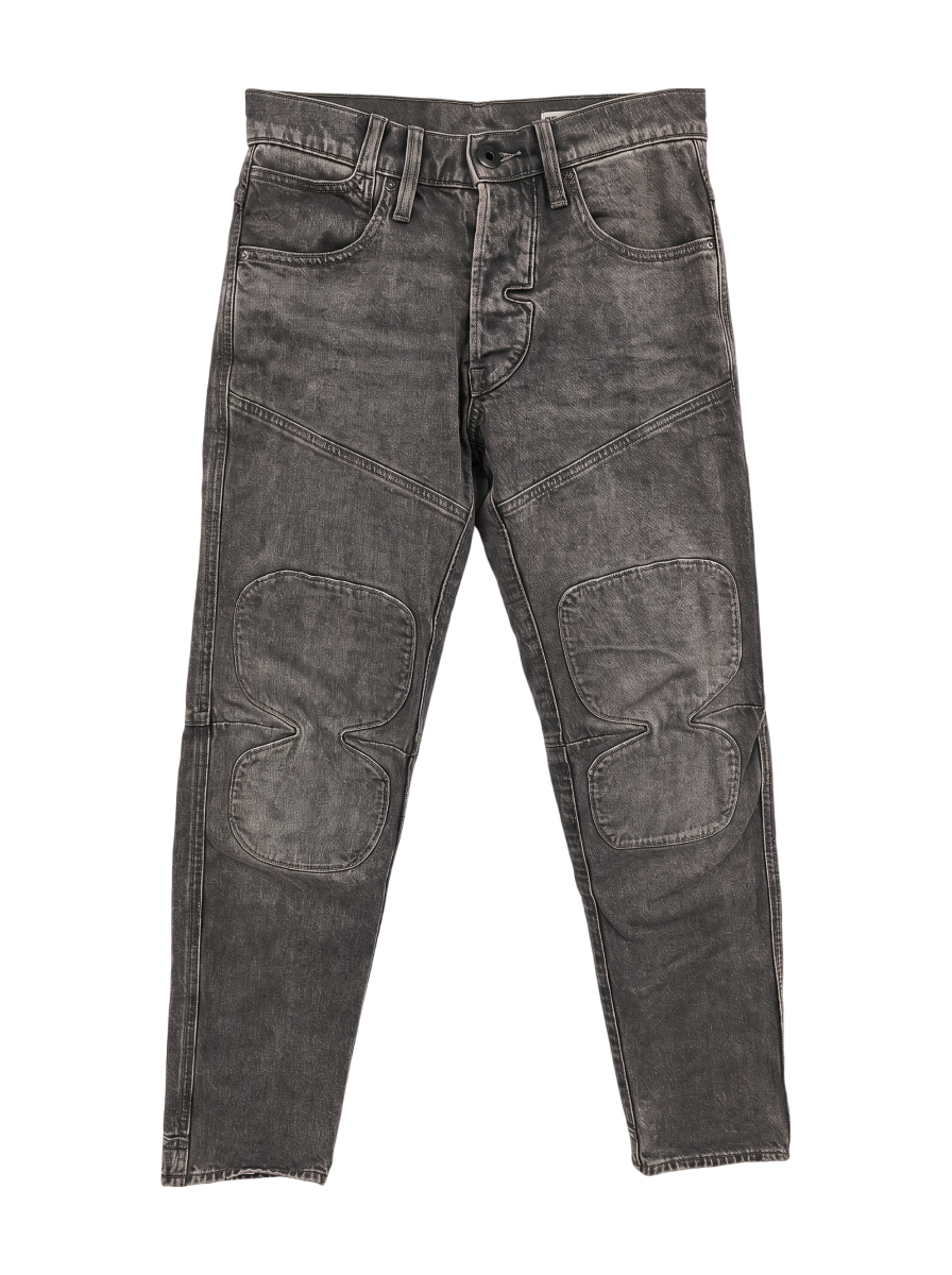 Biker Patched Slim Jeans