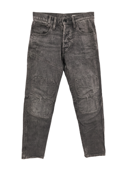 Biker Patched Slim Jeans