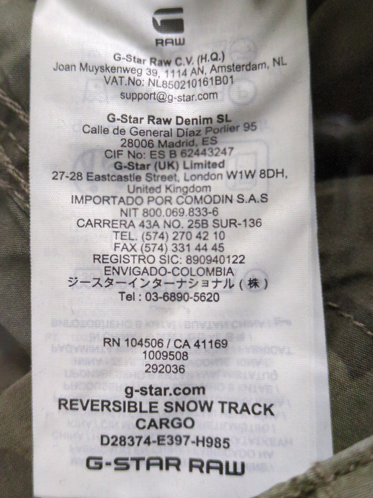 Reversible Snow Track Cargo