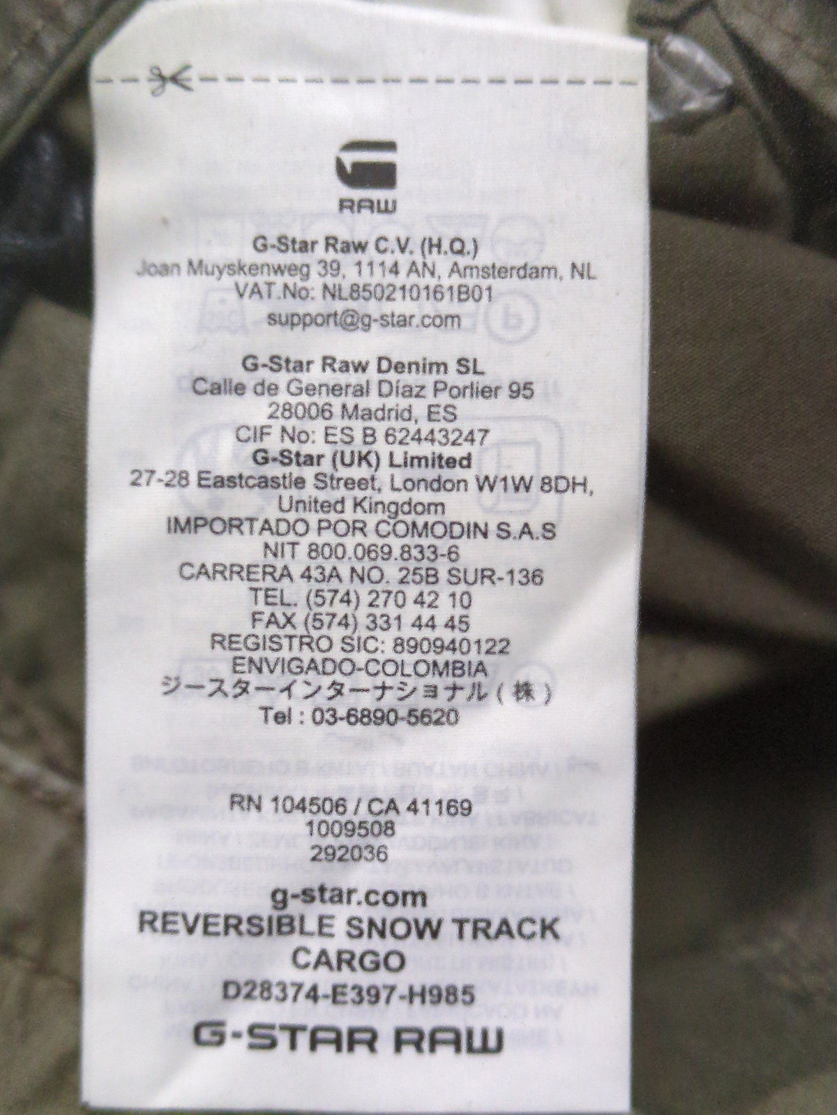 Reversible Snow Track Cargo
