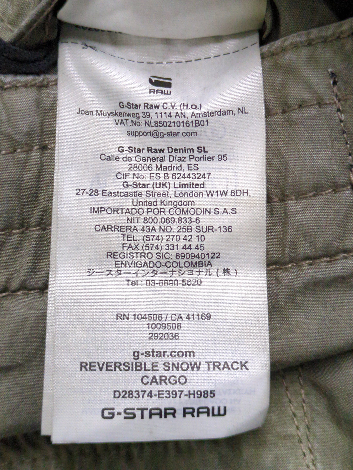 Reversible Snow Track Cargo