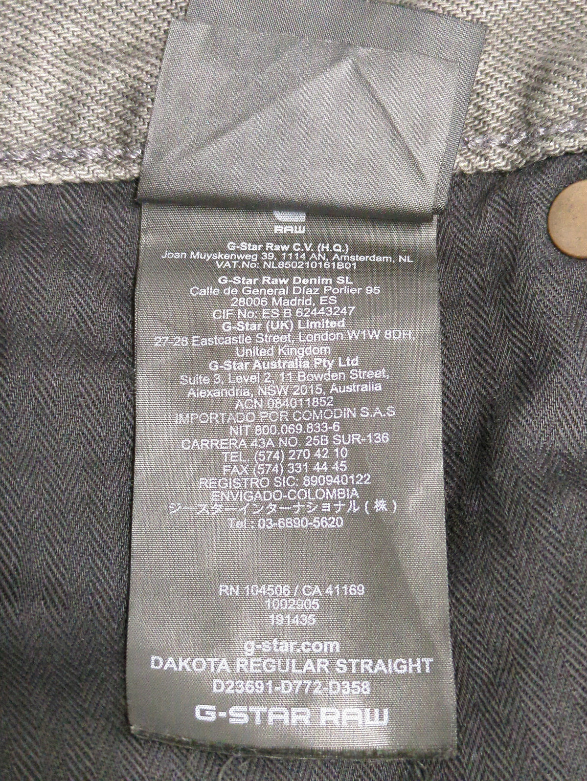 Dakota Regular Straight Jeans