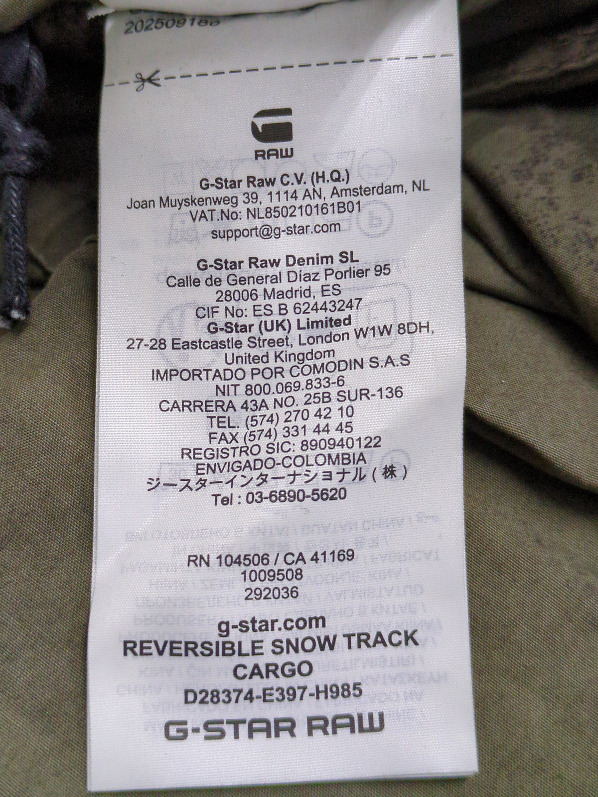 Reversible Snow Track Cargo