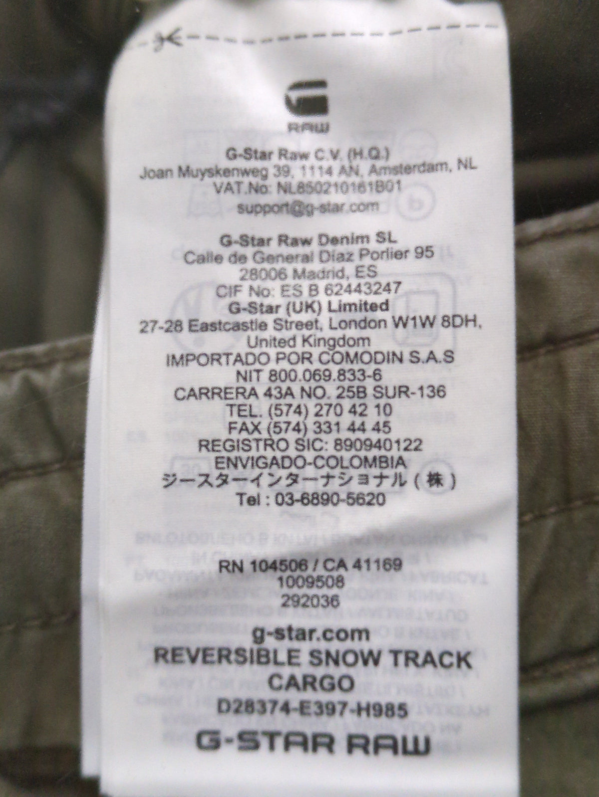 Reversible Snow Track Cargo