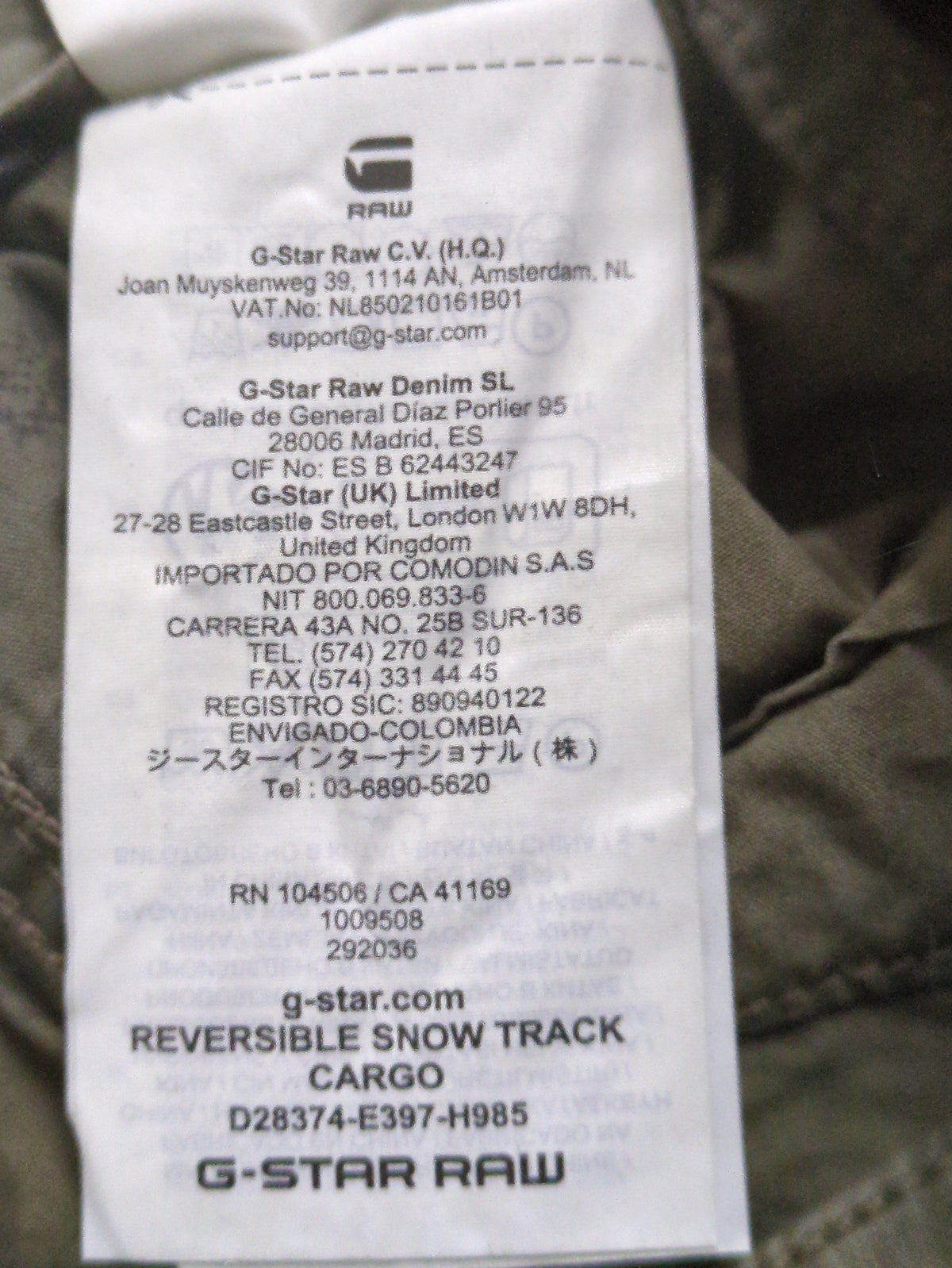 Reversible Snow Track Cargo