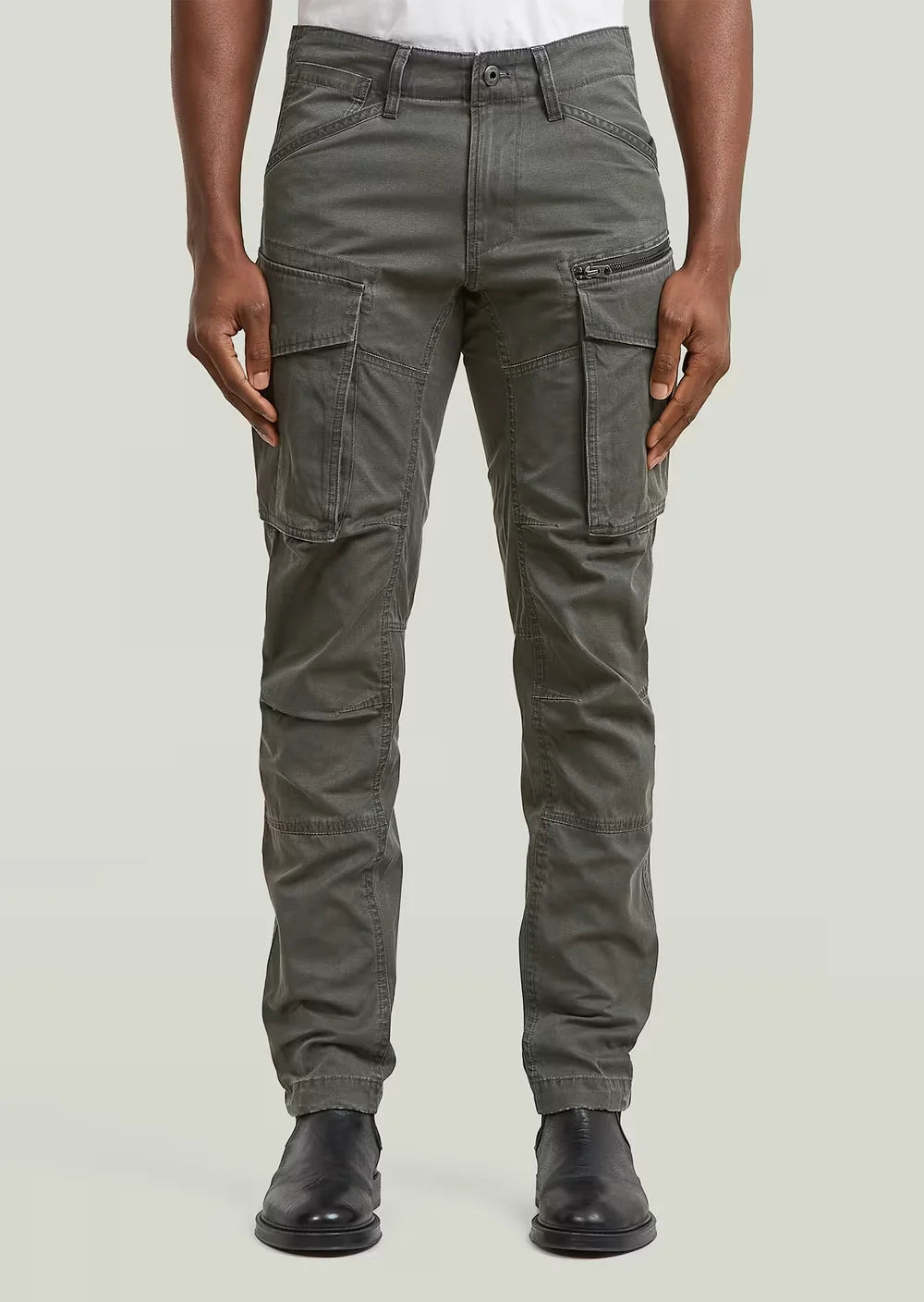 Rovic Zip 3D Regular Tapered Pants