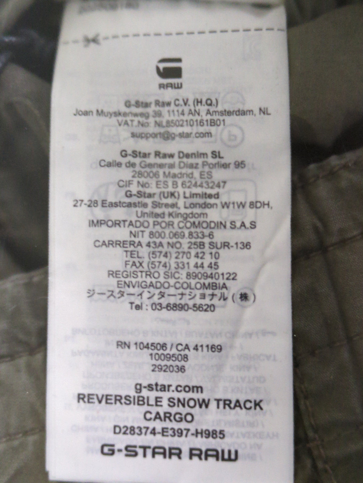 Reversible Snow Track Cargo