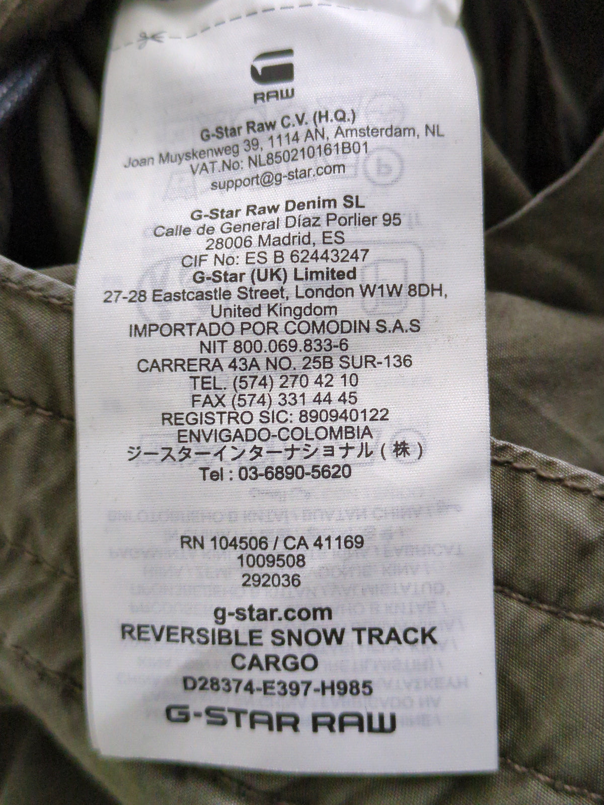 Reversible Snow Track Cargo