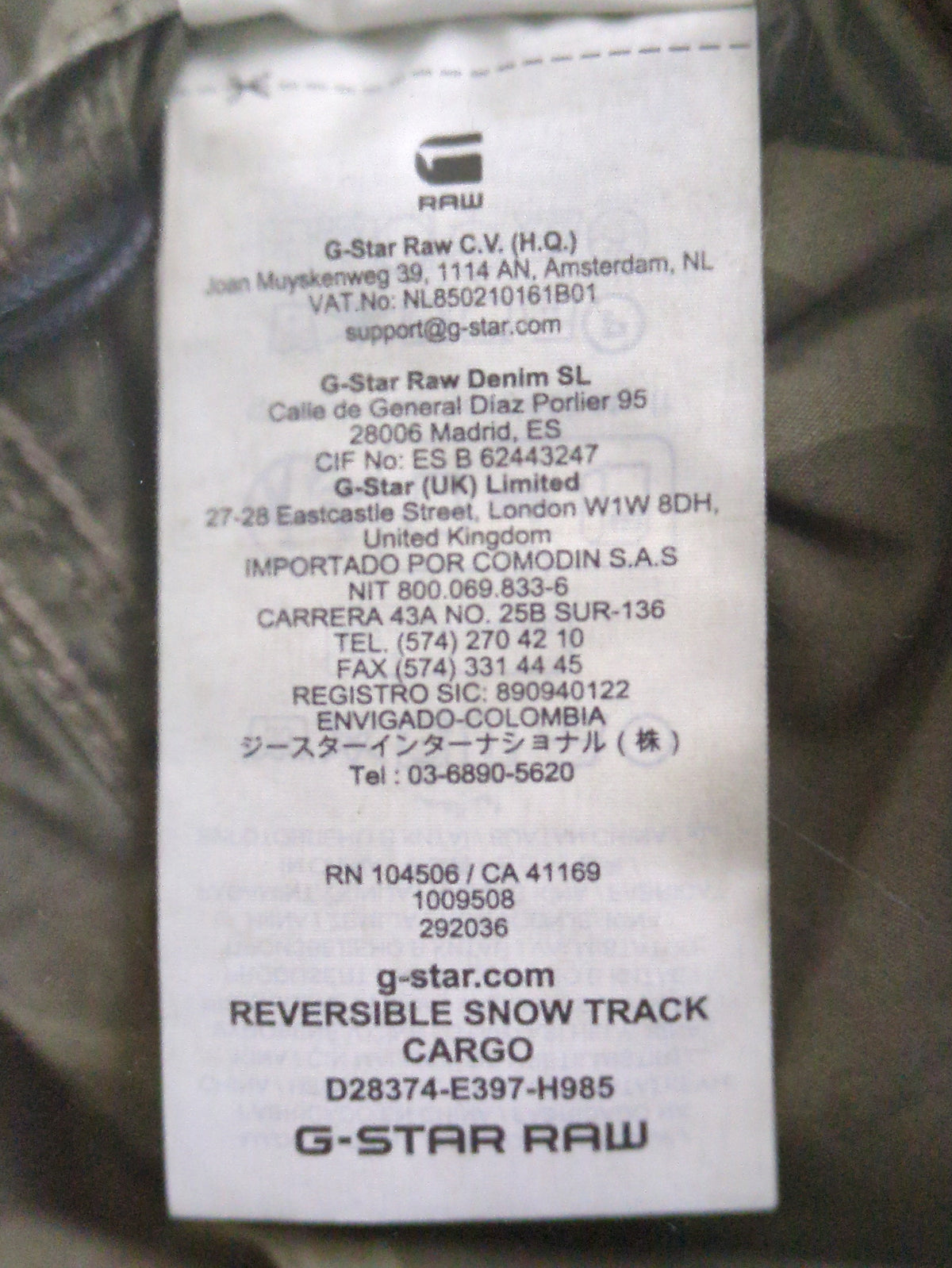 Reversible Snow Track Cargo