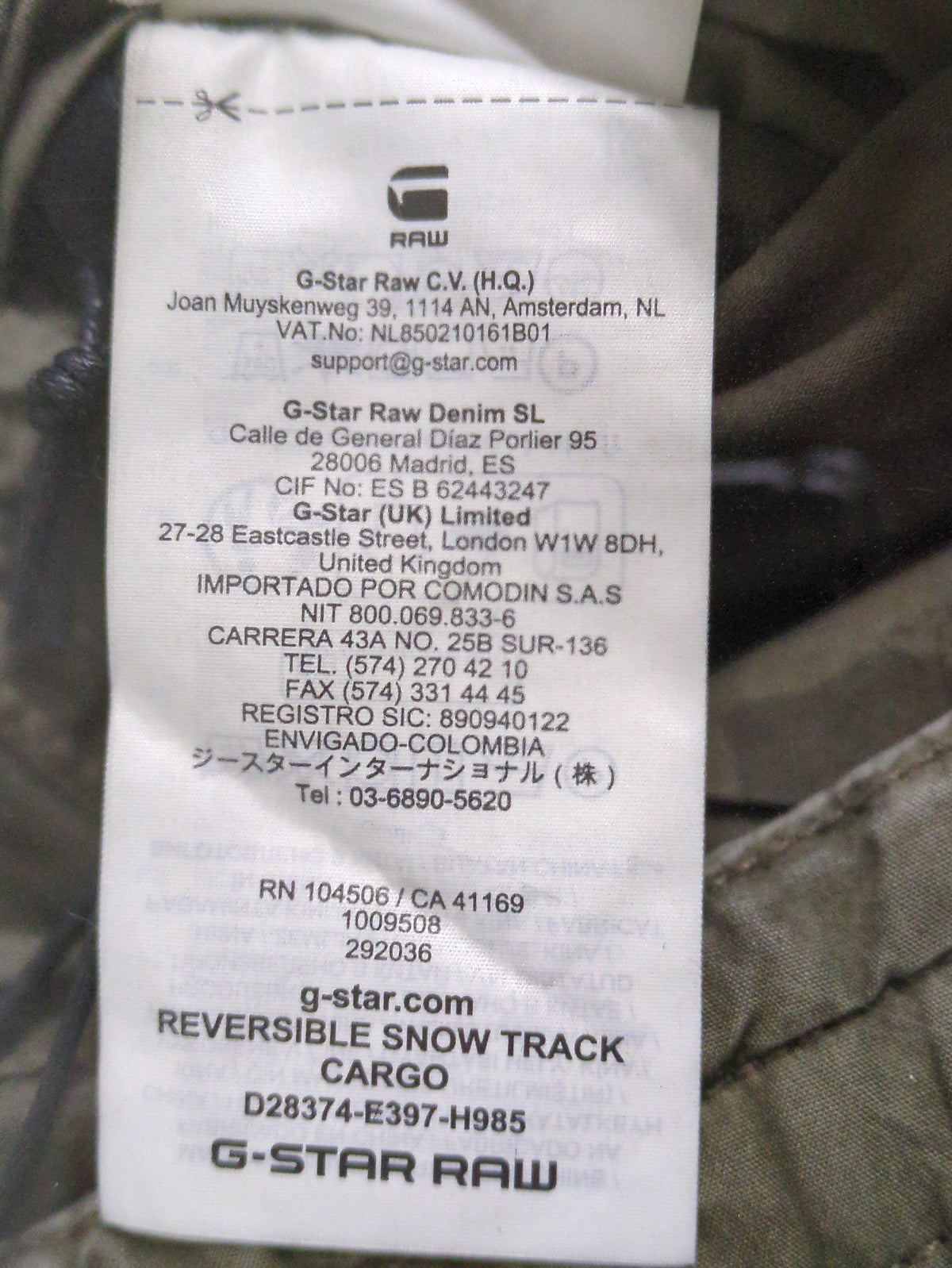 Reversible Snow Track Cargo