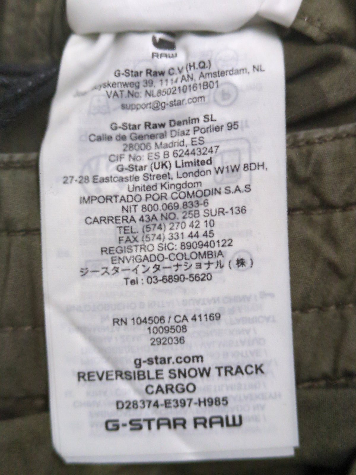 Reversible Snow Track Cargo