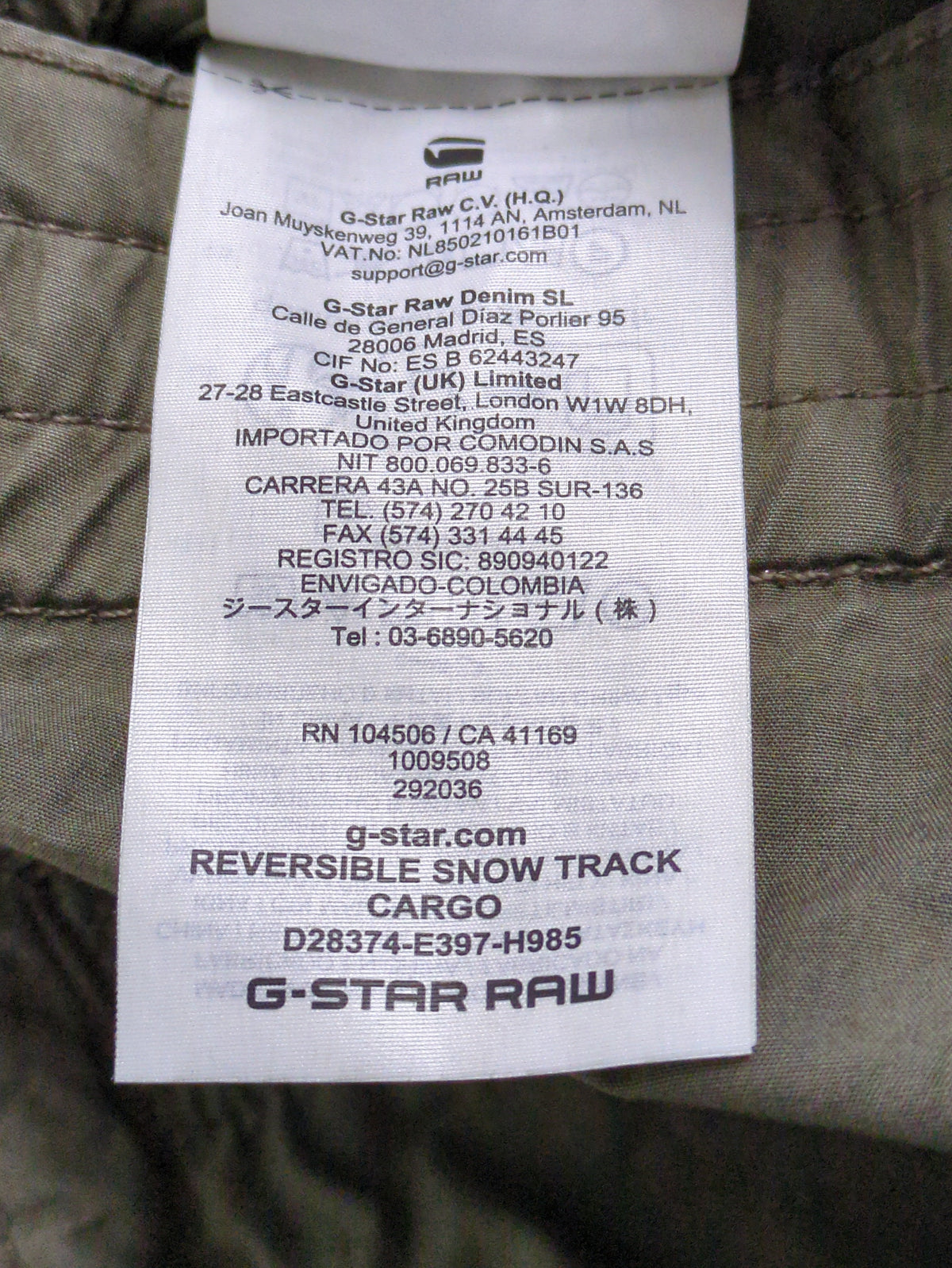 Reversible Snow Track Cargo