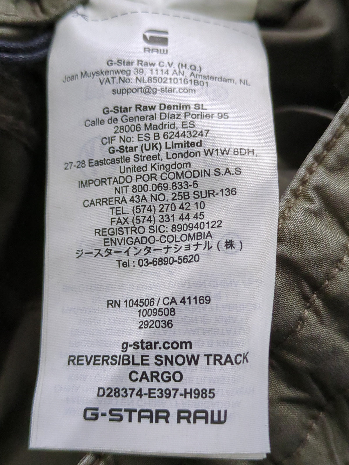 Reversible Snow Track Cargo