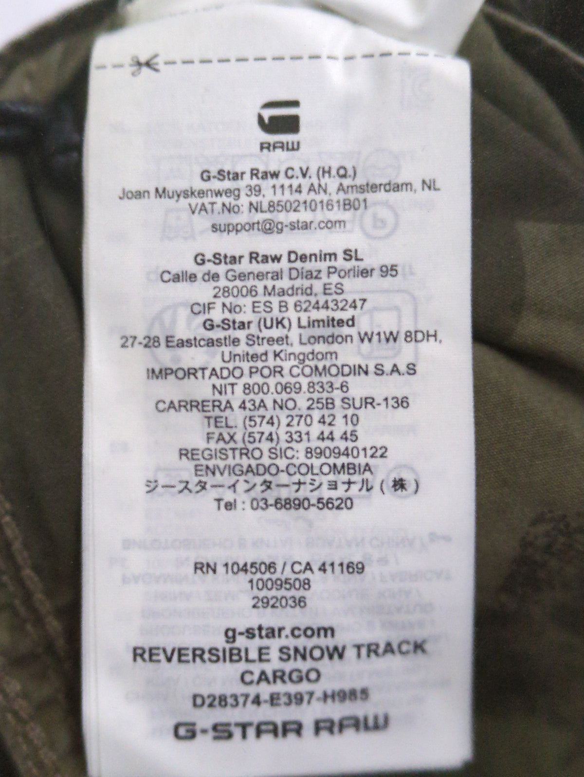 Reversible Snow Track Cargo