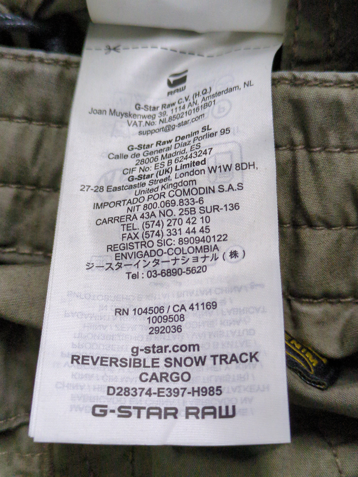 Reversible Snow Track Cargo