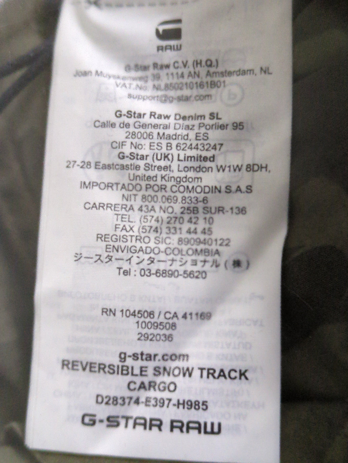 Reversible Snow Track Cargo