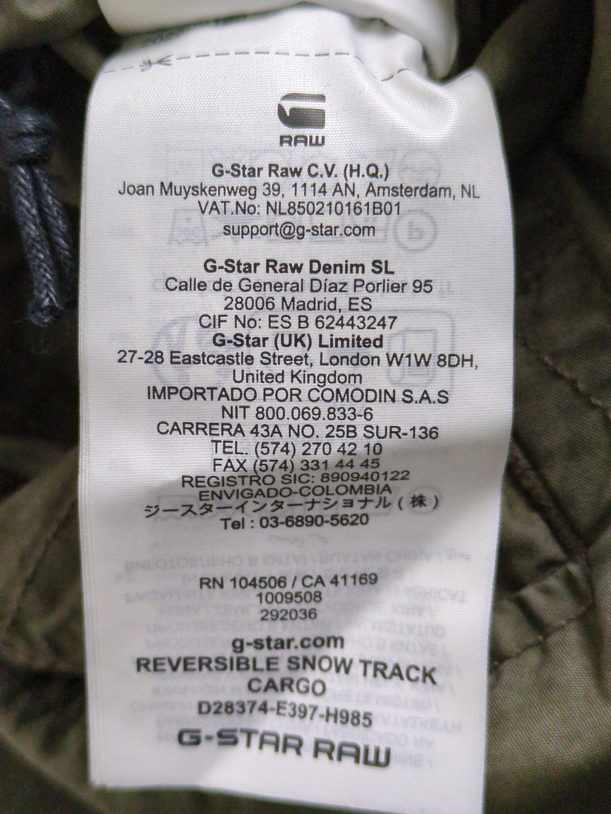 Reversible Snow Track Cargo