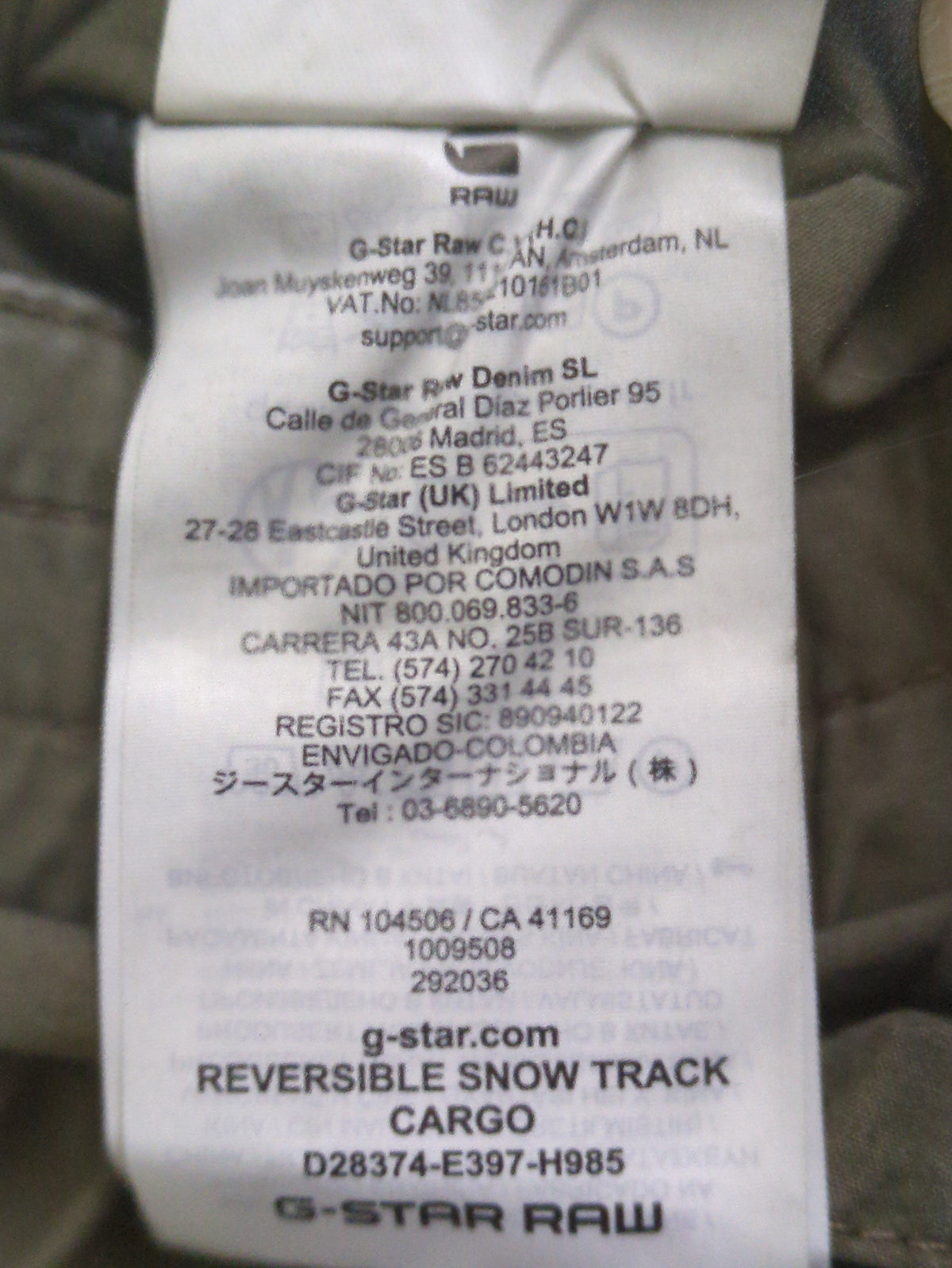 Reversible Snow Track Cargo