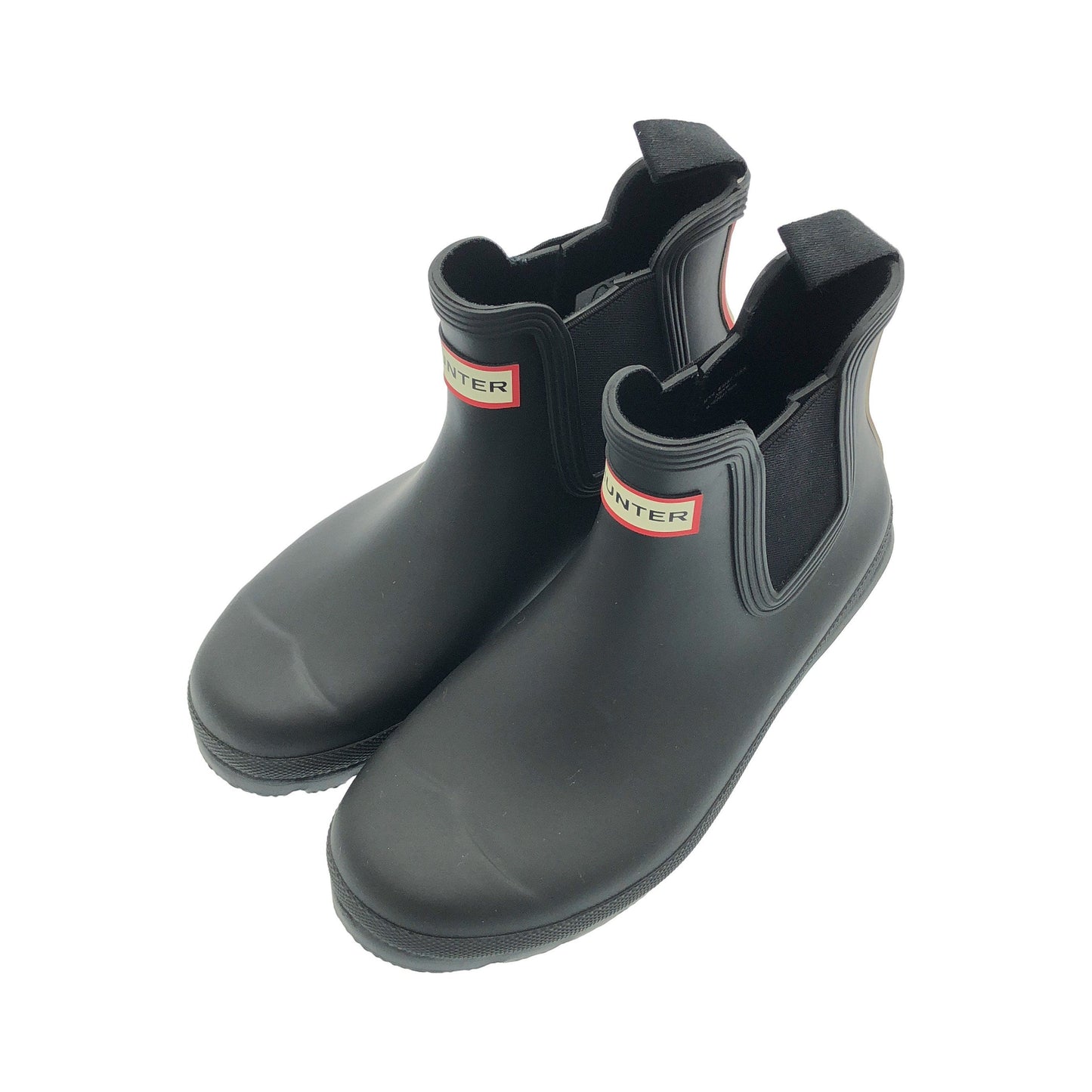 レディース オリジナル チェルシー ハンター トリ カラー ロゴ バックストラップ ブーツ