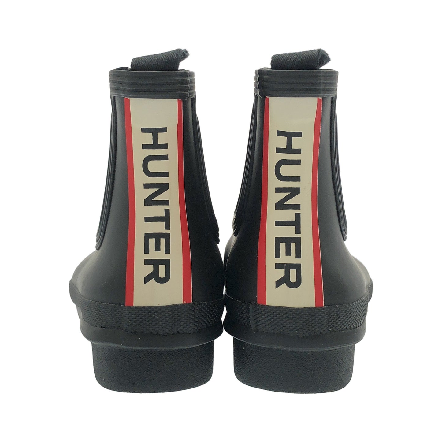 レディース オリジナル チェルシー ハンター トリ カラー ロゴ バックストラップ ブーツ