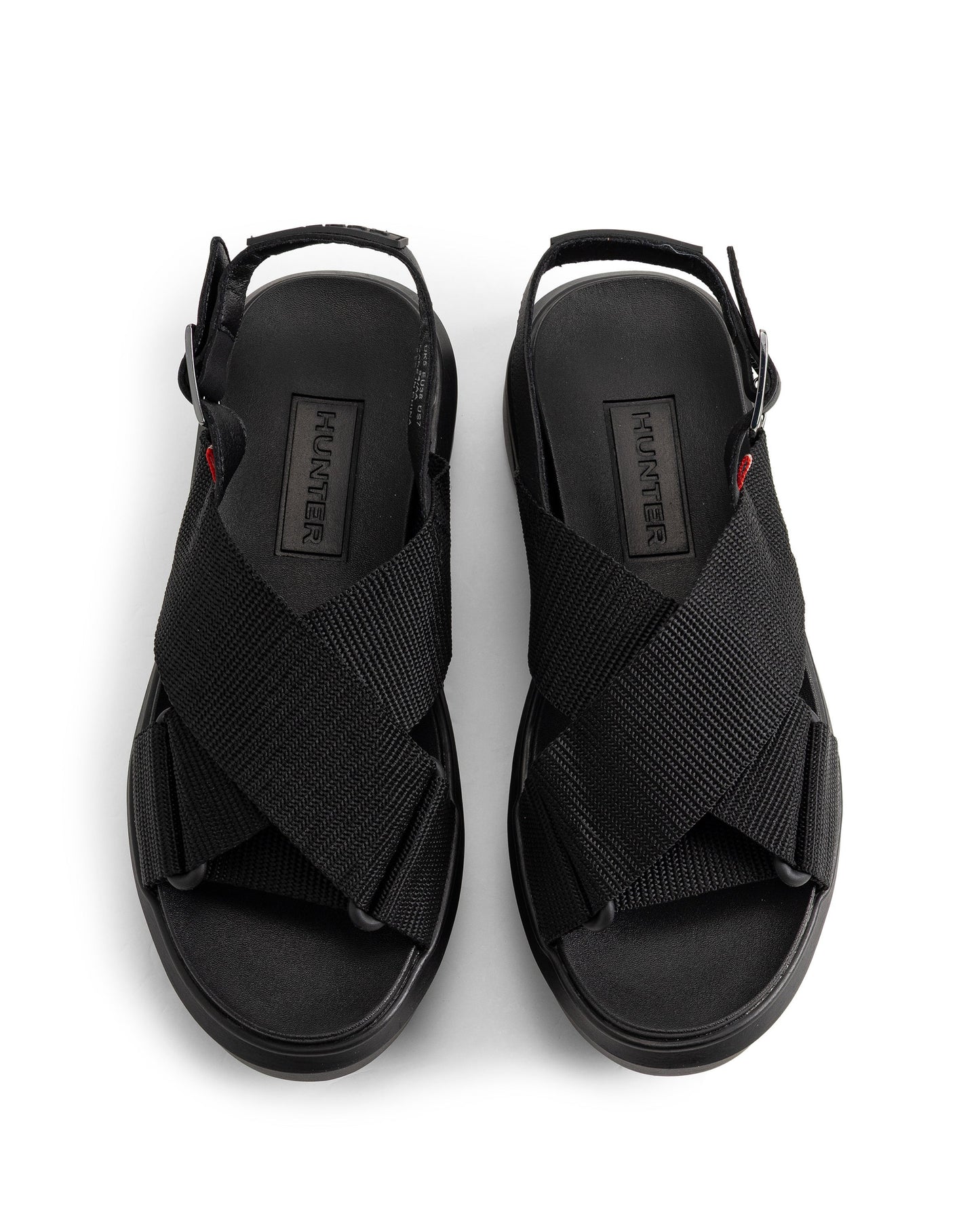 ユニセックス シティ リベル ウェビング クロスオーバー サンダル