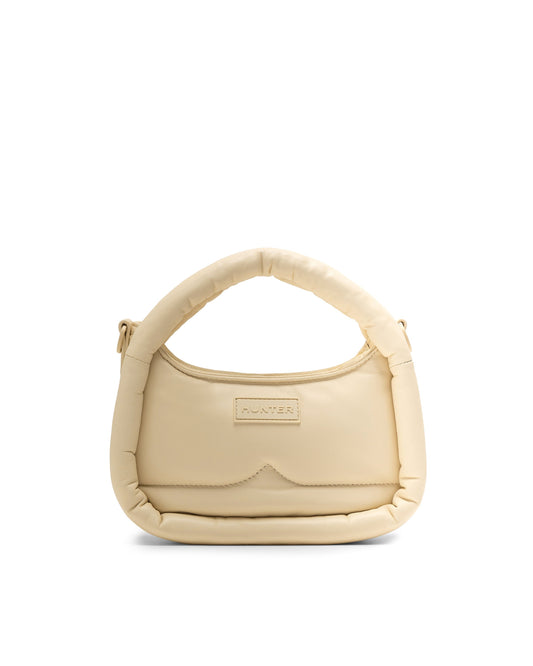 LEATHER FRAMED MINI HOBO CROSSBODY