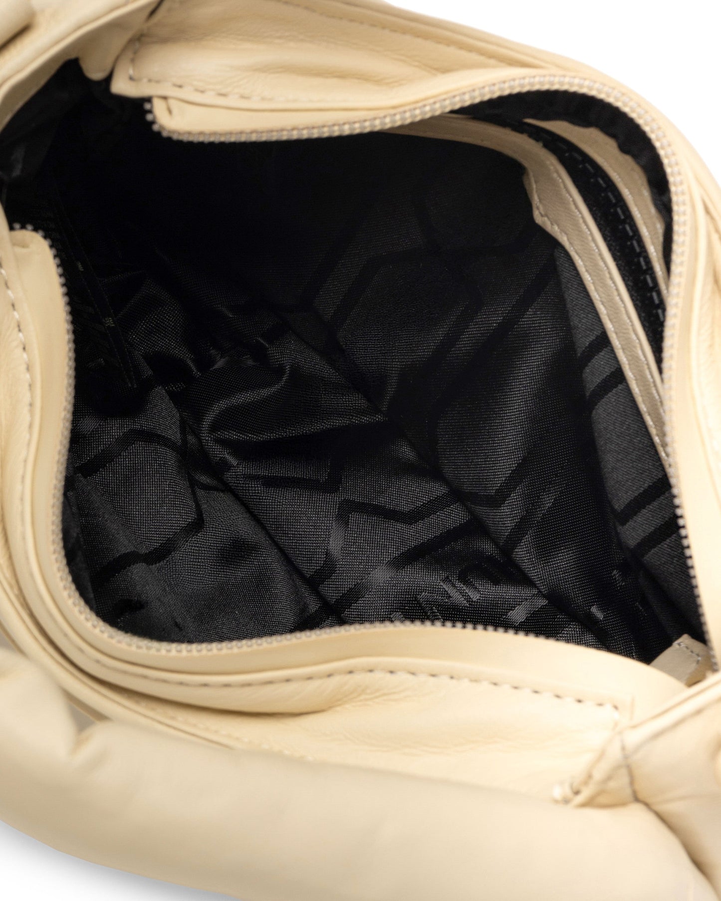 LEATHER FRAMED MINI HOBO CROSSBODY