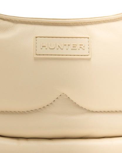 LEATHER FRAMED MINI HOBO CROSSBODY